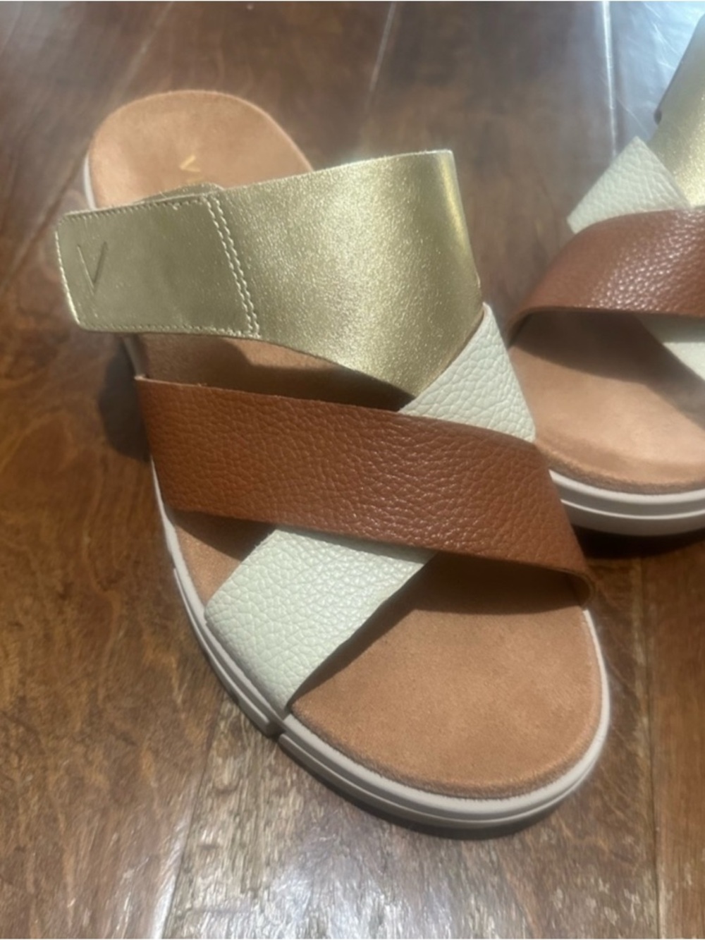 Vionic Uptown Sunset Crisscross Slide Sandals - Picture 6 of 10